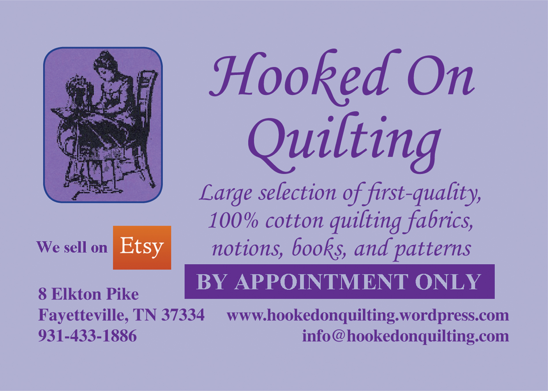 hooked on quilting ad